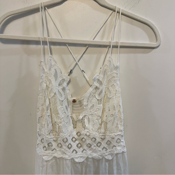 FREE PEOPLE one adelle mini slip dress sz large - Picture 4 of 16